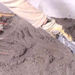 Съотношението цимент и пясък в разтвора на замазката